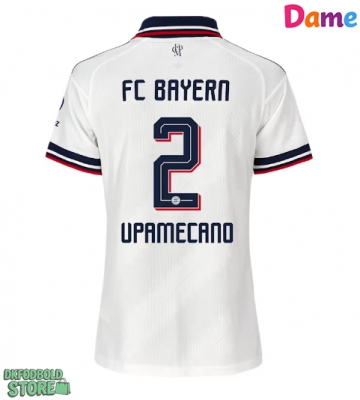 Bayern Munich Dayot Upamecano #2 Replika Udebanetrøje Dame 2026-27 Kortærmet